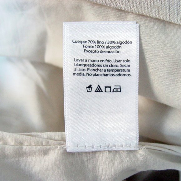 VINEYARD VINES $248 Linen Beaded MOP Button Cap Sleeve Sheath Mini Dress 2 - Picture 10 of 11